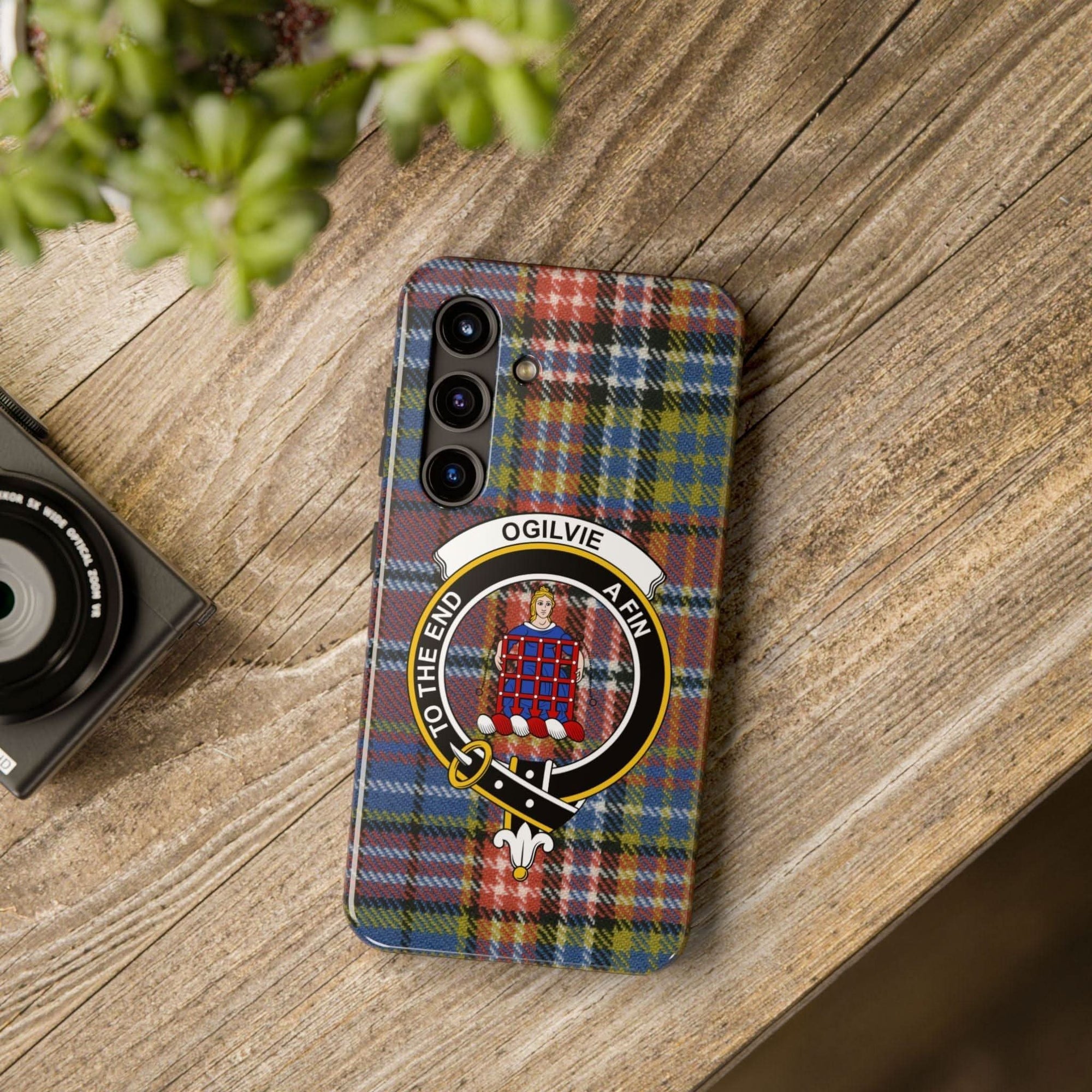 Ogilvie Clan Scottish Tartan Cell Phone Case - Celtic Ancestry Gifts
