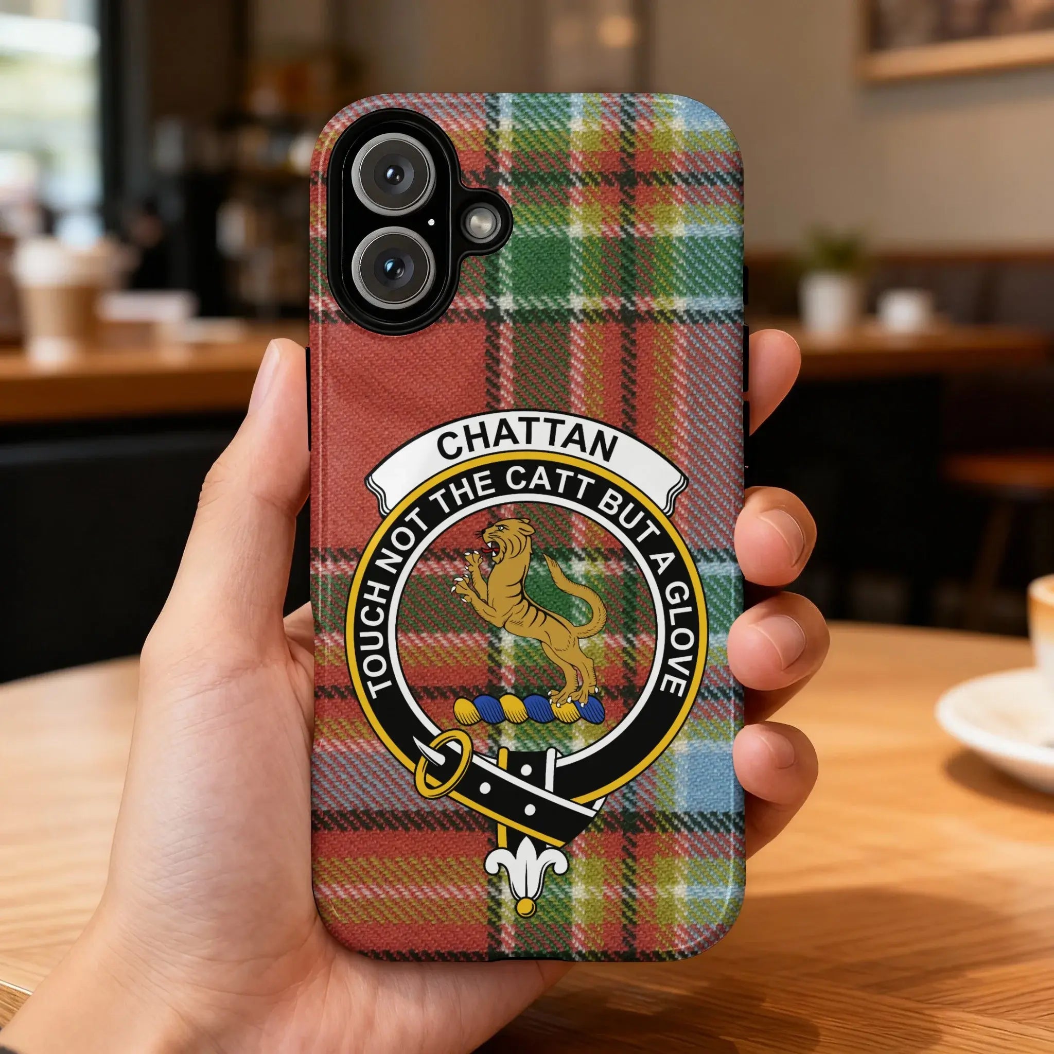 Chattan Touch Not The Catt But a Glove Phone Case