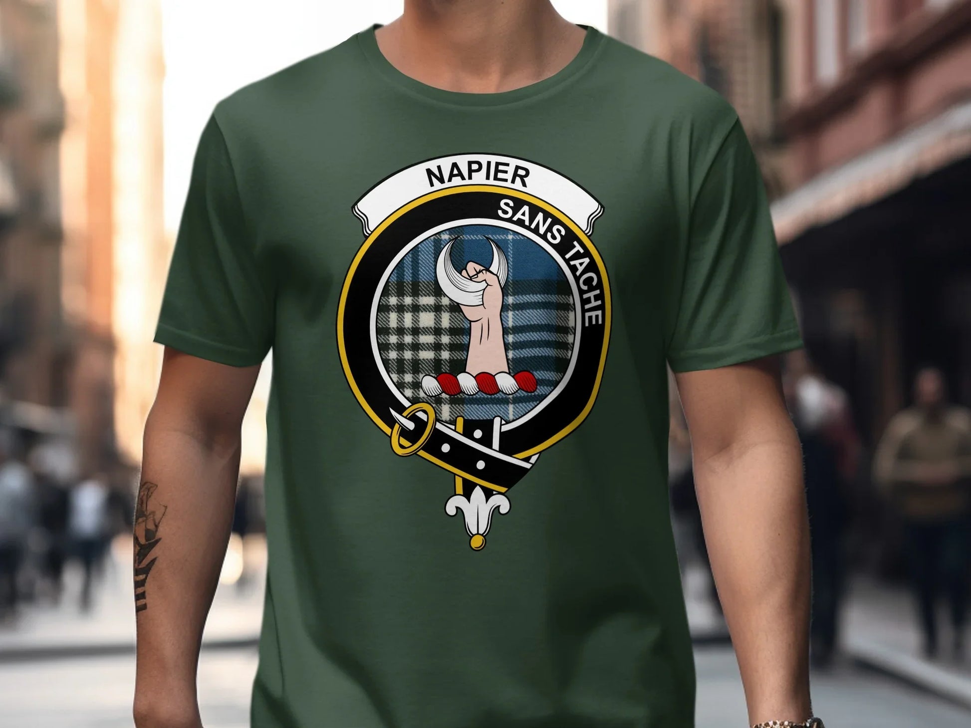 Unique Stylish Napier Sans Tache Emblem T-Shirt product