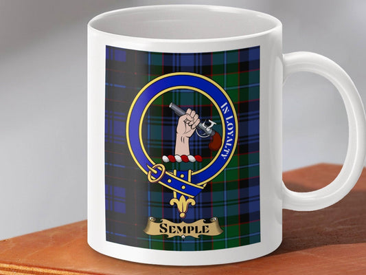 Semple Tartan Mug with Arm Holding Hammer Product