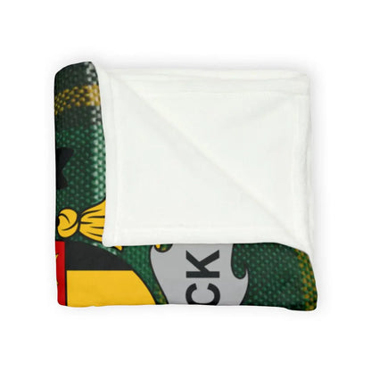 Cozy White and Patterned Large Size Blanket Product