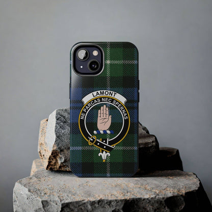 Lamont Clan Scottish Tartan Pattern Cell Phone Case - Celtic Ancestry Gifts