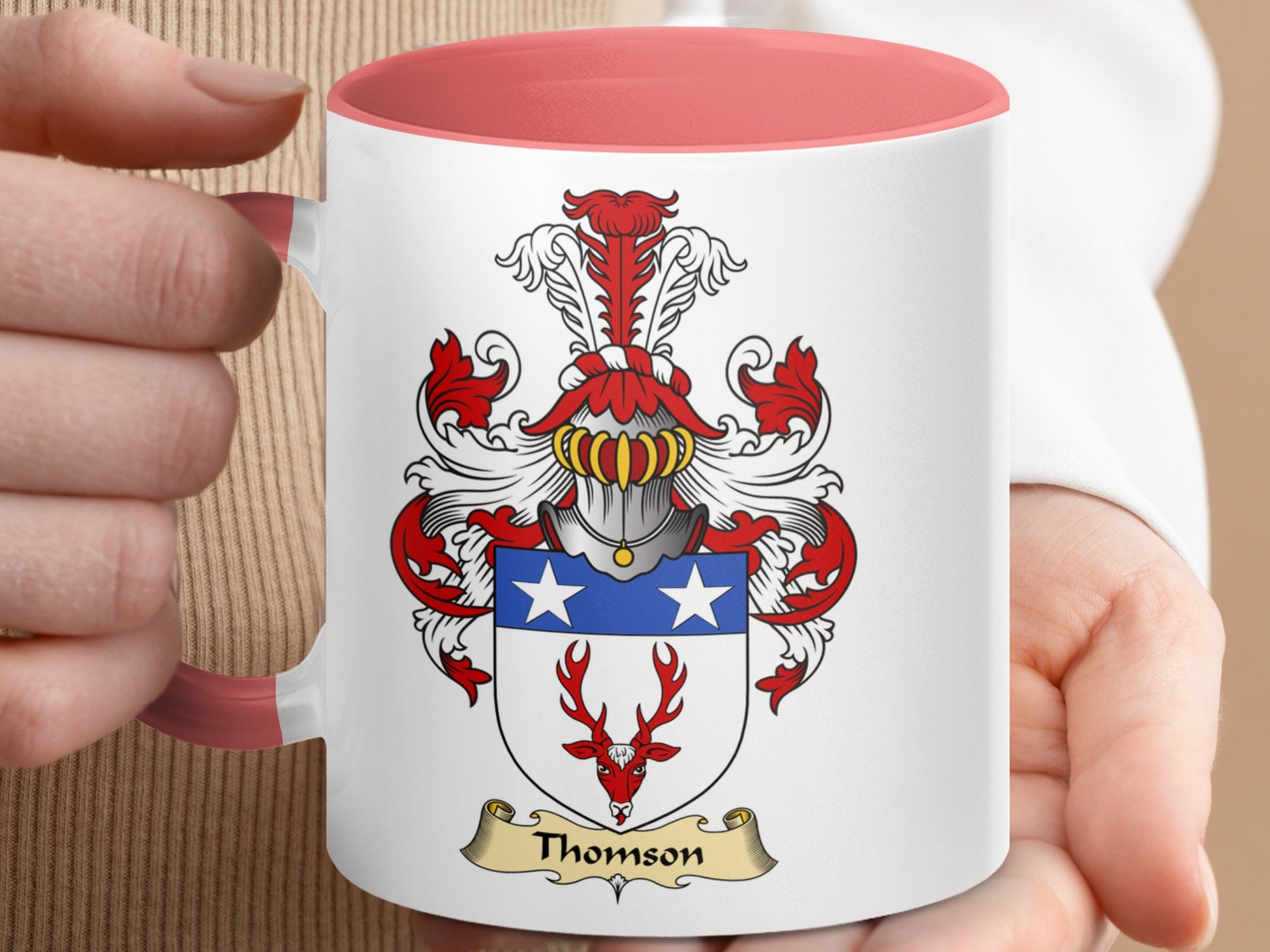 Thomson Scottish Clan Coat of Arms Mug - Living Stone Gifts