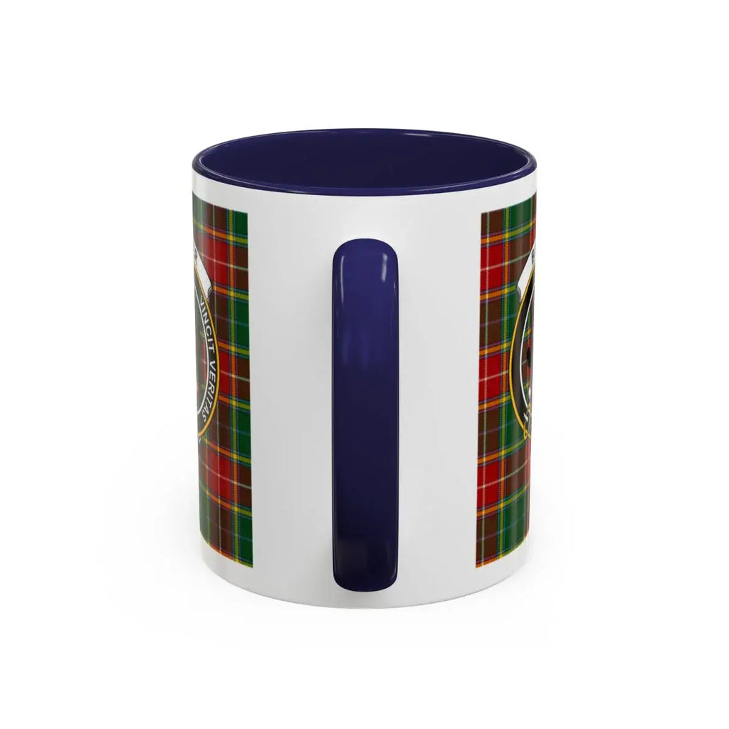 Custom Red and Green Plaid Pattern Coffee Mug