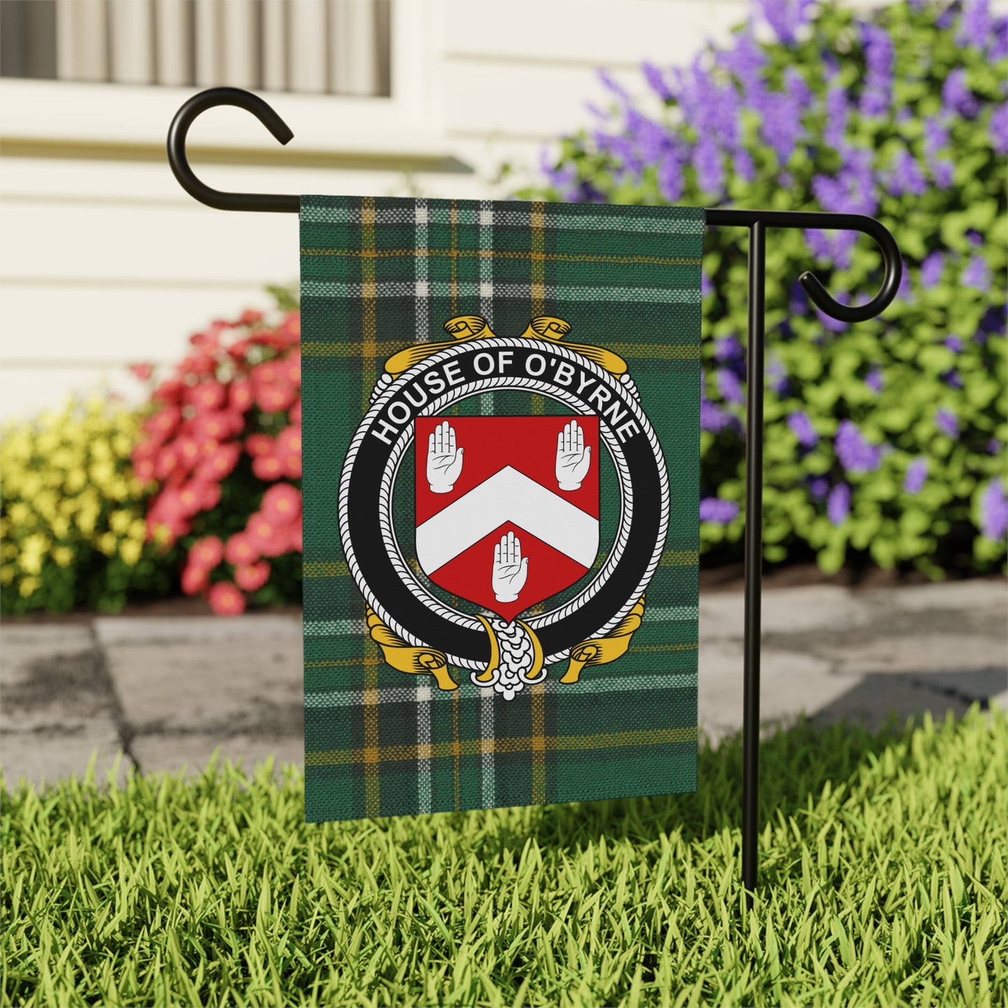 House of O'Byrne Crest Garden Flag