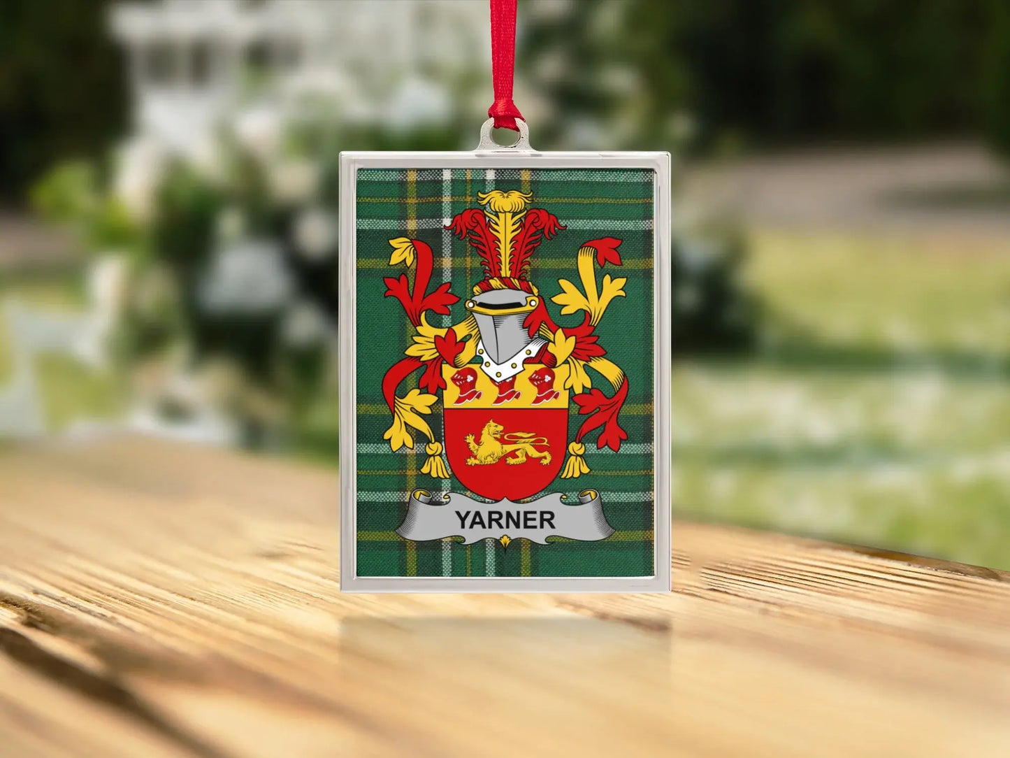 Yarner Family Crest Coat of Arms Plaque Decorative product