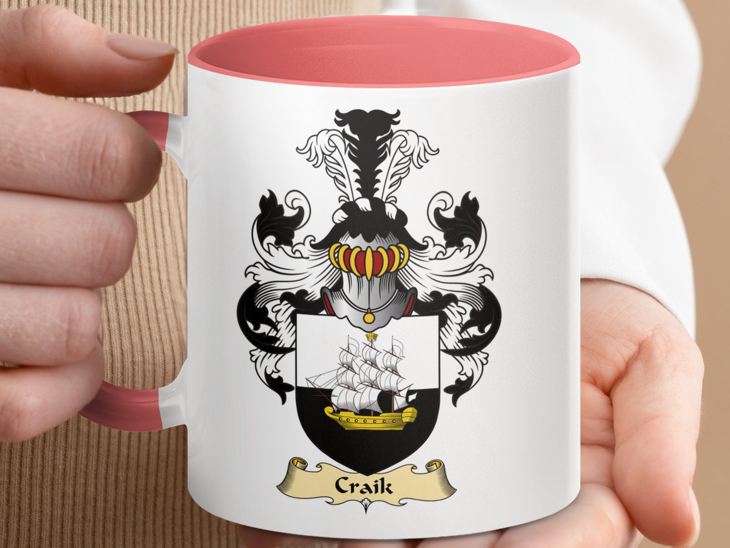 Clan Craik Scottish Clan Accent Coffee Mug - Living Stone Gifts