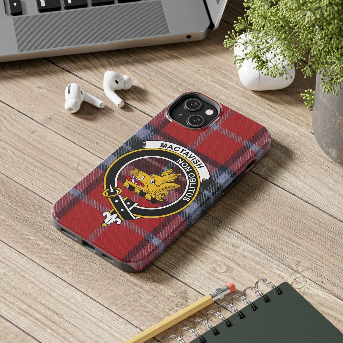 MacTavish Clan Scottish Tartan Cell Phone Case - Celtic Ancestry Gifts