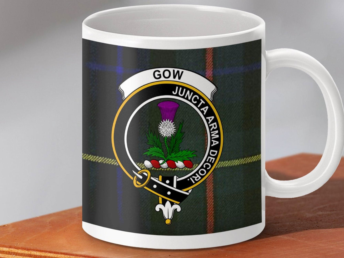Gow Clan Crest Emblem White Ceramic Mug product