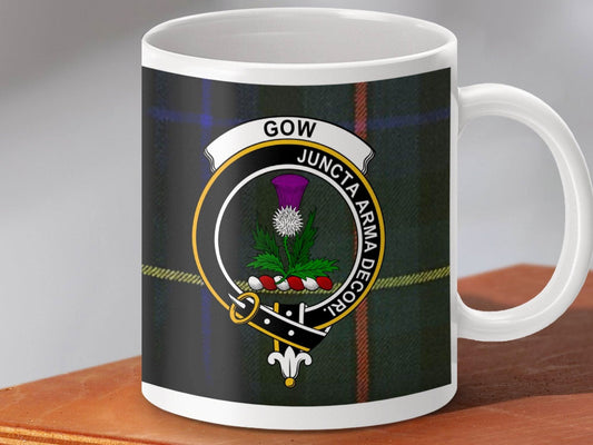 Gow Clan Crest Emblem White Ceramic Mug product