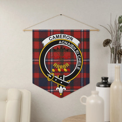Cameron Tartan Wall Hanging Clan Crest product
