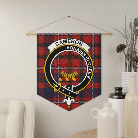 Cameron Tartan Wall Hanging Clan Crest product