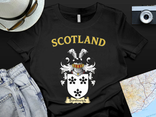 Scotland Borthwick Crest Design Graphic T-Shirt product