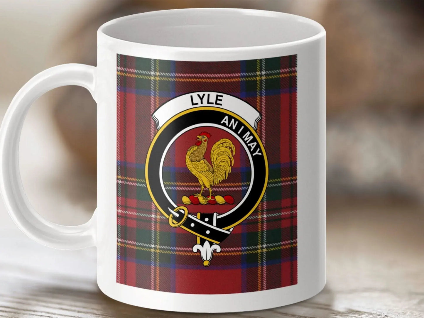 Scottish Tartan Clan Crest Lyle Mug Unique Gift product