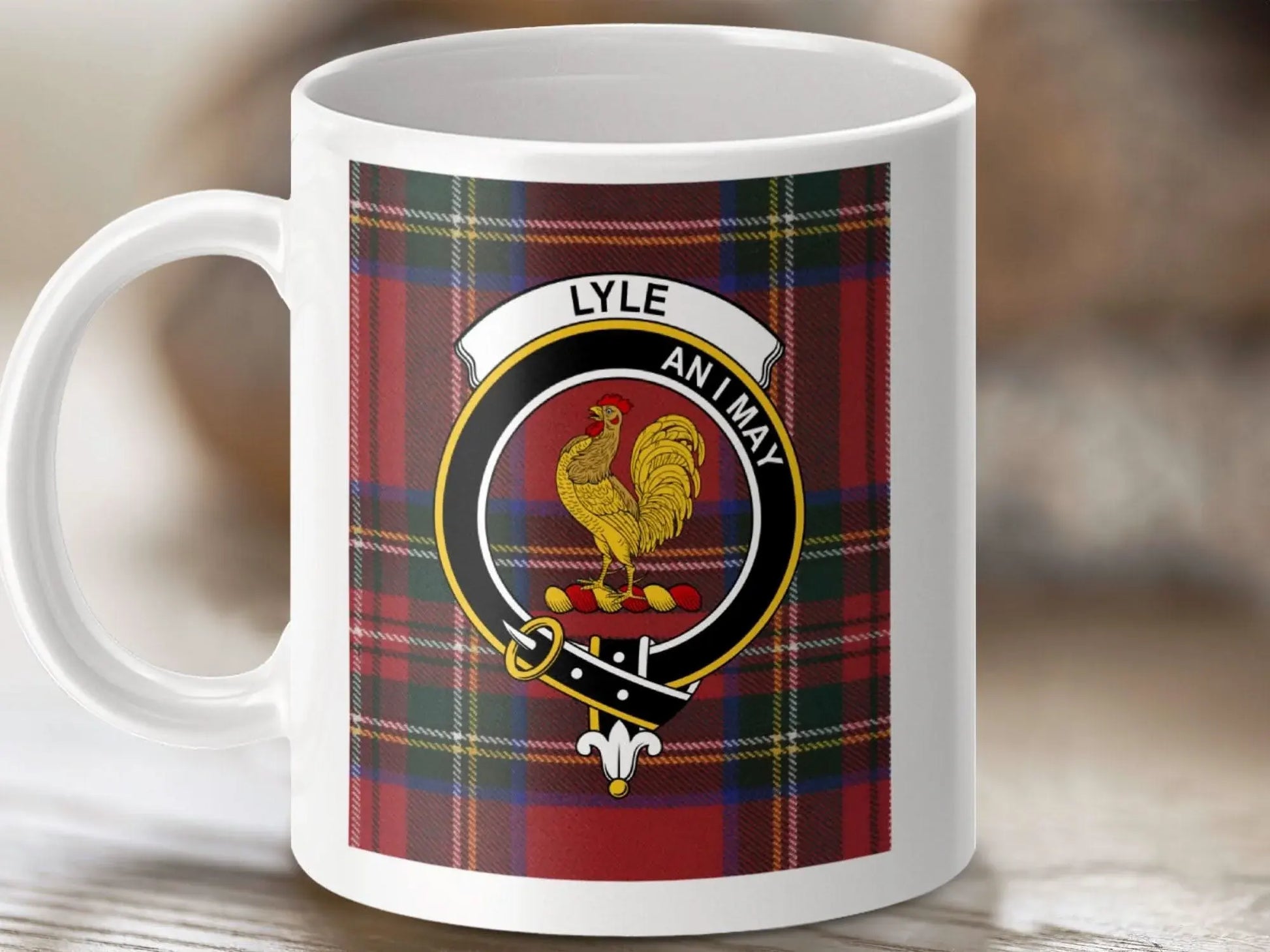 Scottish Tartan Clan Crest Lyle Mug Unique Gift product