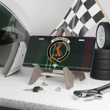 Sutherland Save Our Clan Emblem License Plate product
