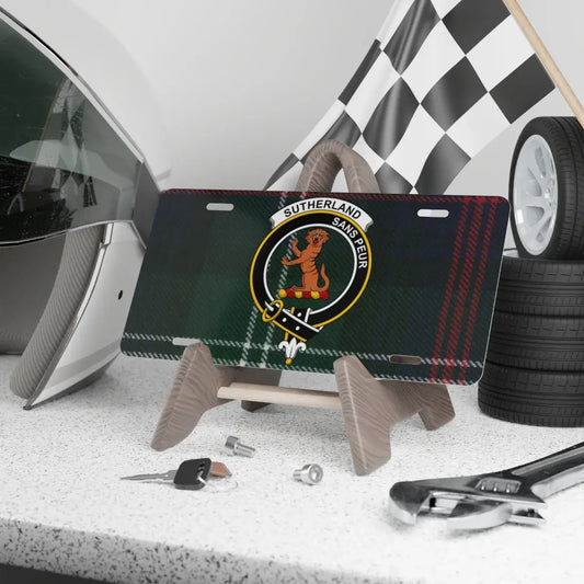 Sutherland Save Our Clan Emblem License Plate product