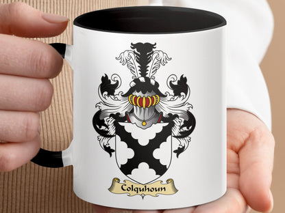 Clan Colquhoun Scottish Clan Accent Coffee Mug - Living Stone Gifts