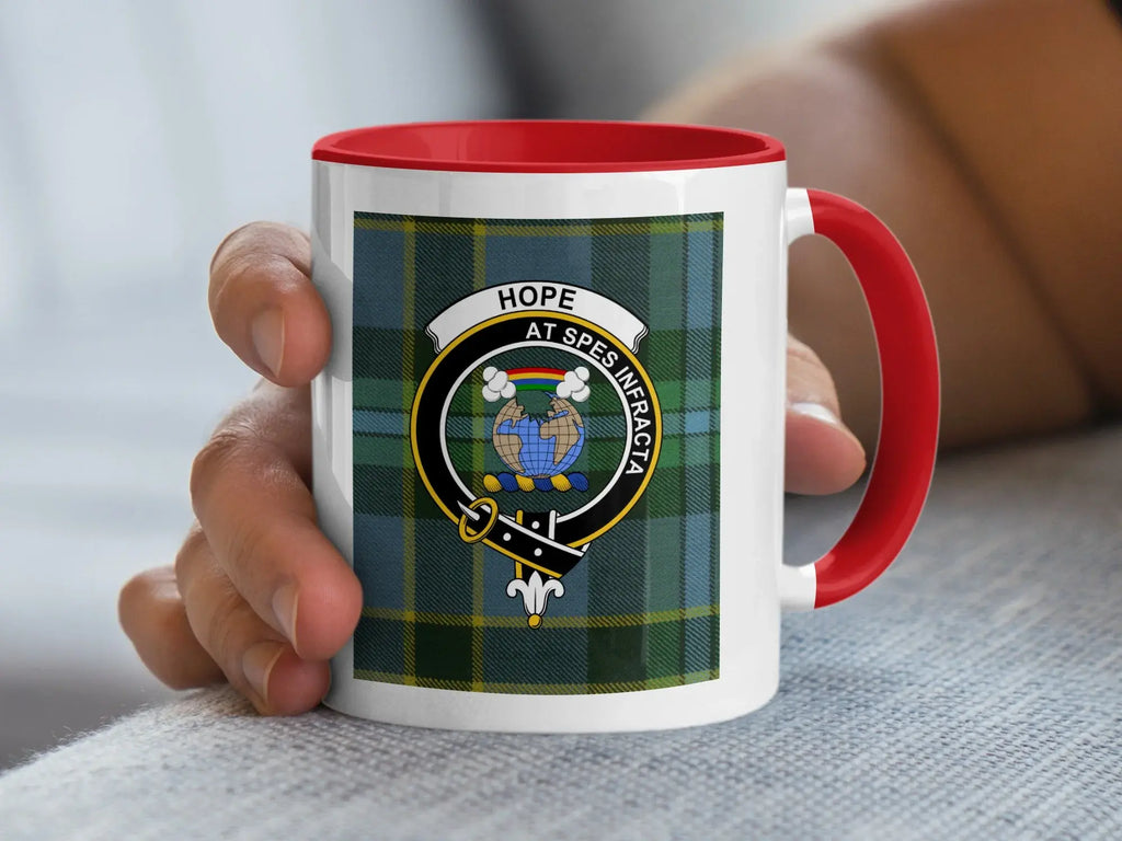 Scottish Clan Crest Mug with Hope Motto Coffee Cup
