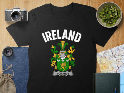 Ireland McManus Family Crest T-shirt product
