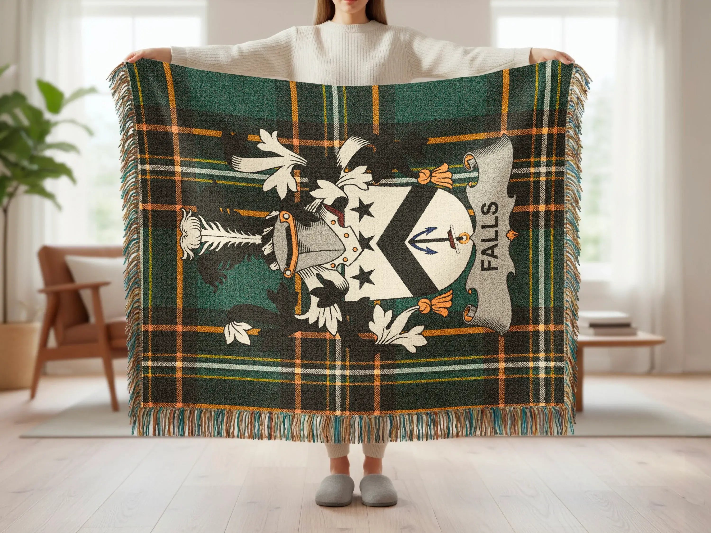 Falls Crest Tartan Plaid Throw Blanket product type