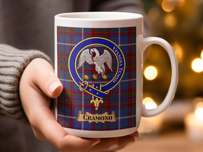 Traditional Cramond Scottish Clan Plaid Tartan Coffee Mug - Living Stone Gifts