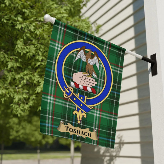 Scottish Clan Crest Tartan Garden Flag product type