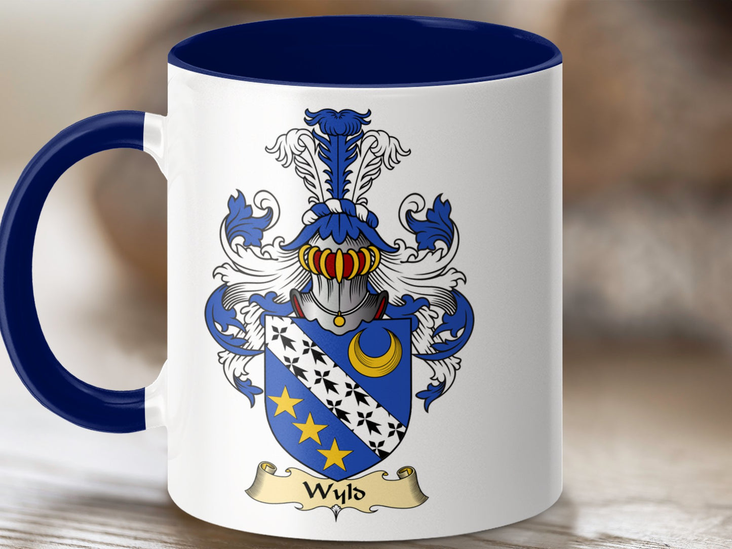 Clan Wyllie Scottish Coat of Arms Mug - Living Stone Gifts