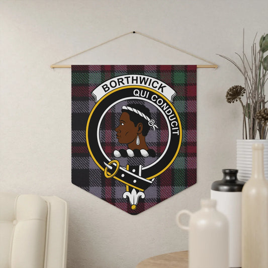 Borthwick Family Crest Wall Hanging Banner Product Type