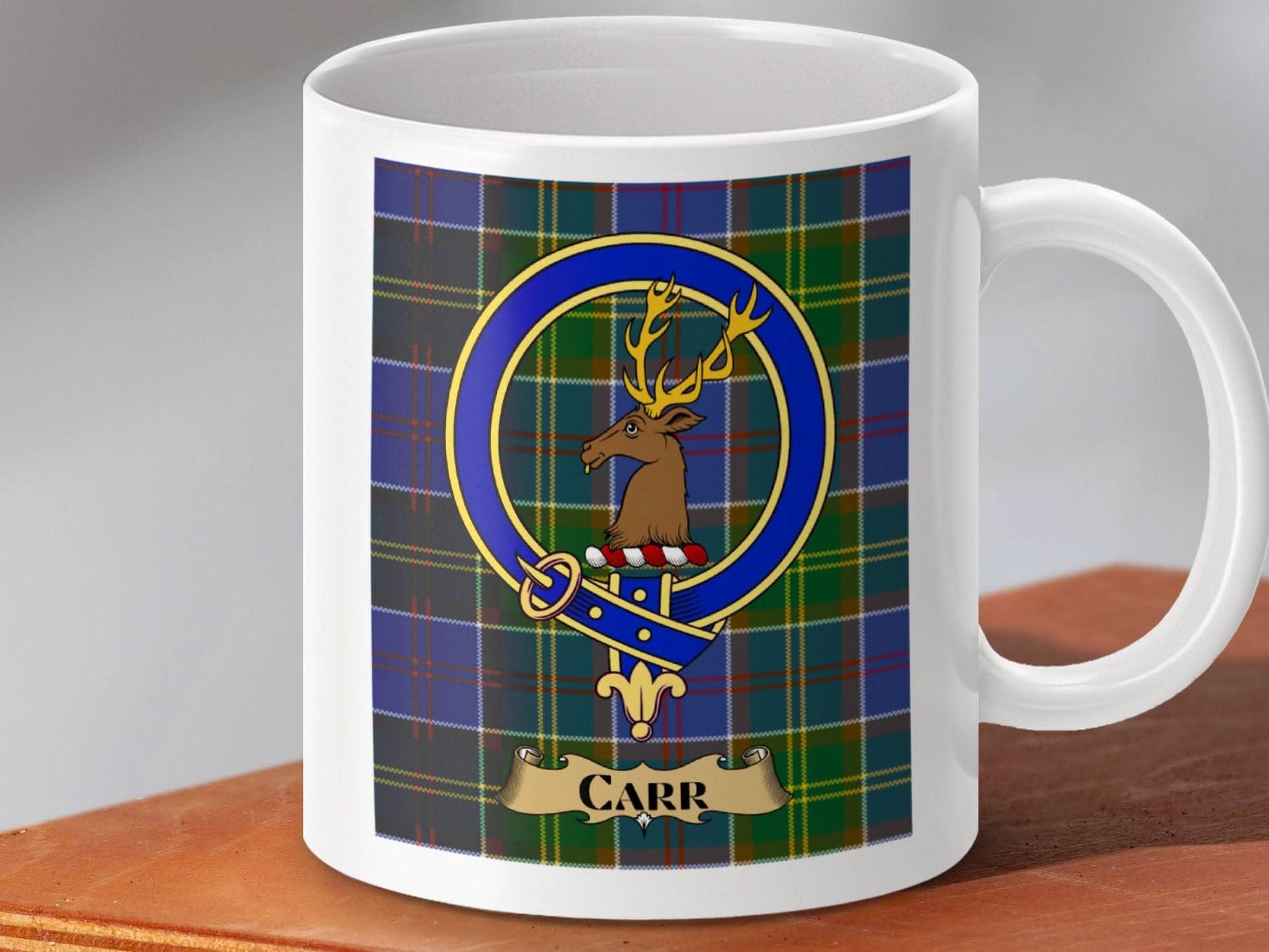 Carr Clan Tartan Plaid Ceramic Coffee Mug product