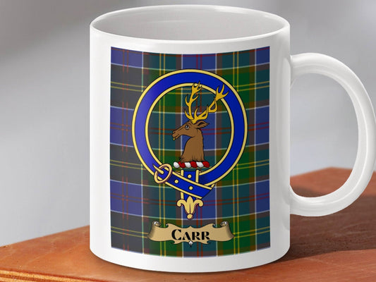 Carr Clan Tartan Plaid Ceramic Coffee Mug product