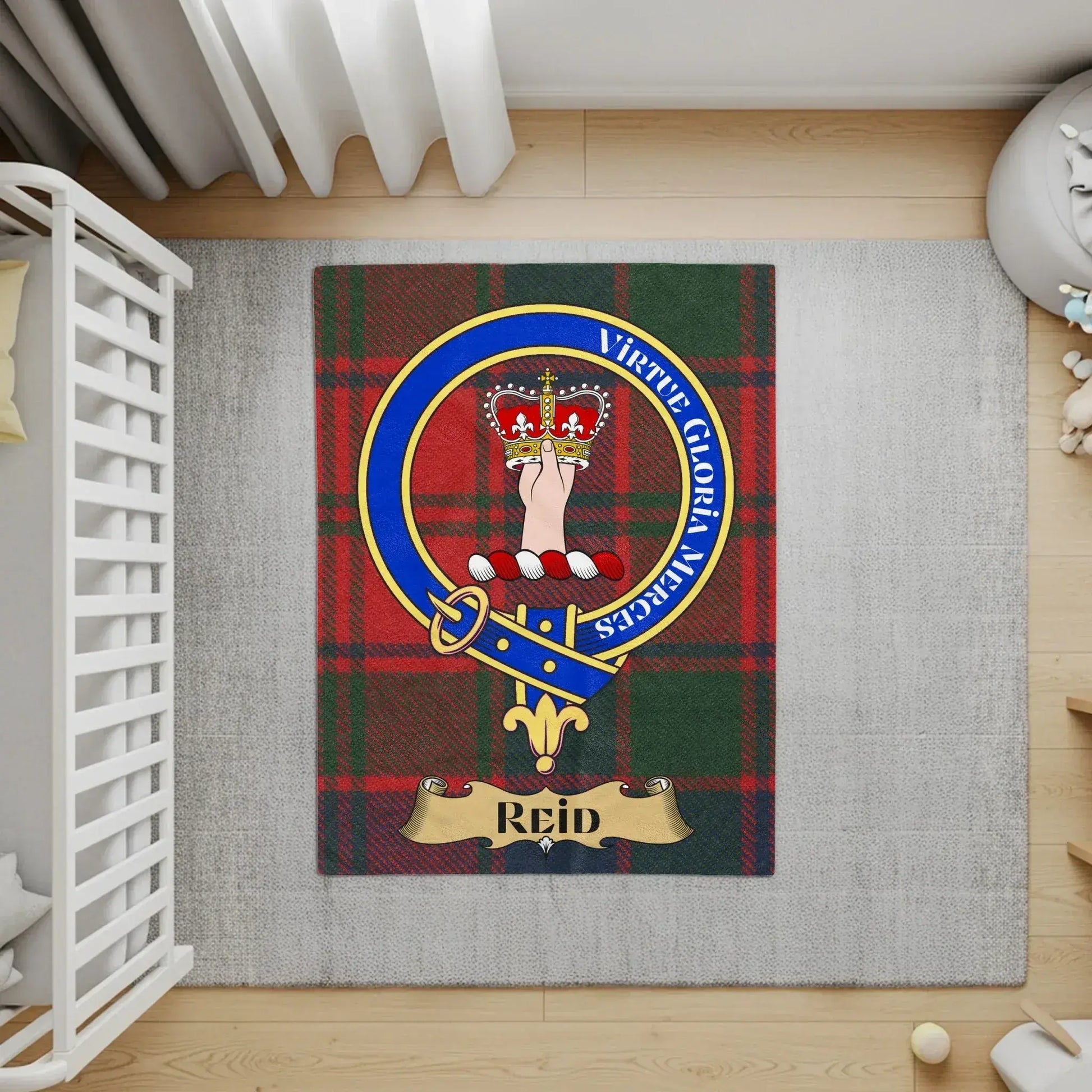 Virtute Gloria Merces Reid Crest Custom Mat product
