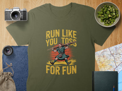 Run Like You Toss for Fun Graphic T-Shirt product