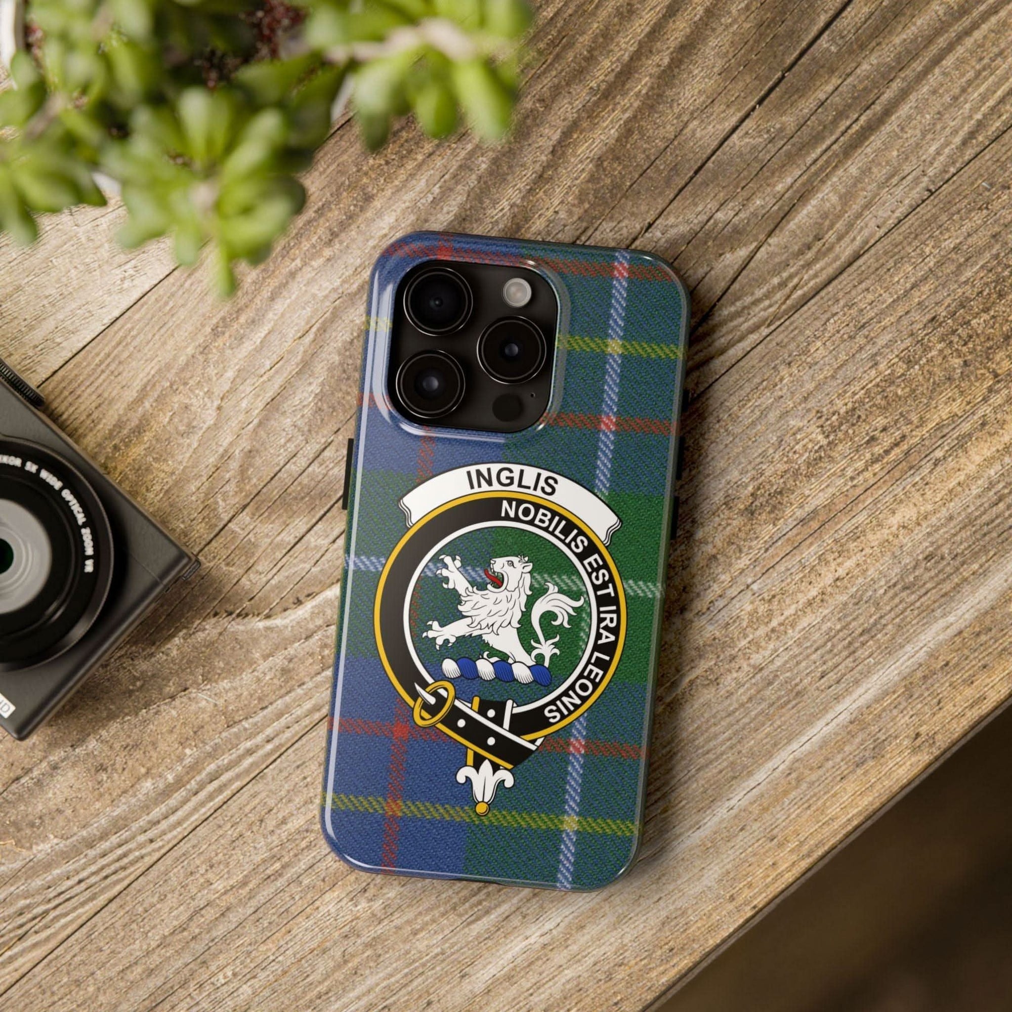 Inglis Clan Scottish Tartan Cell Phone Case - Celtic Ancestry Gifts