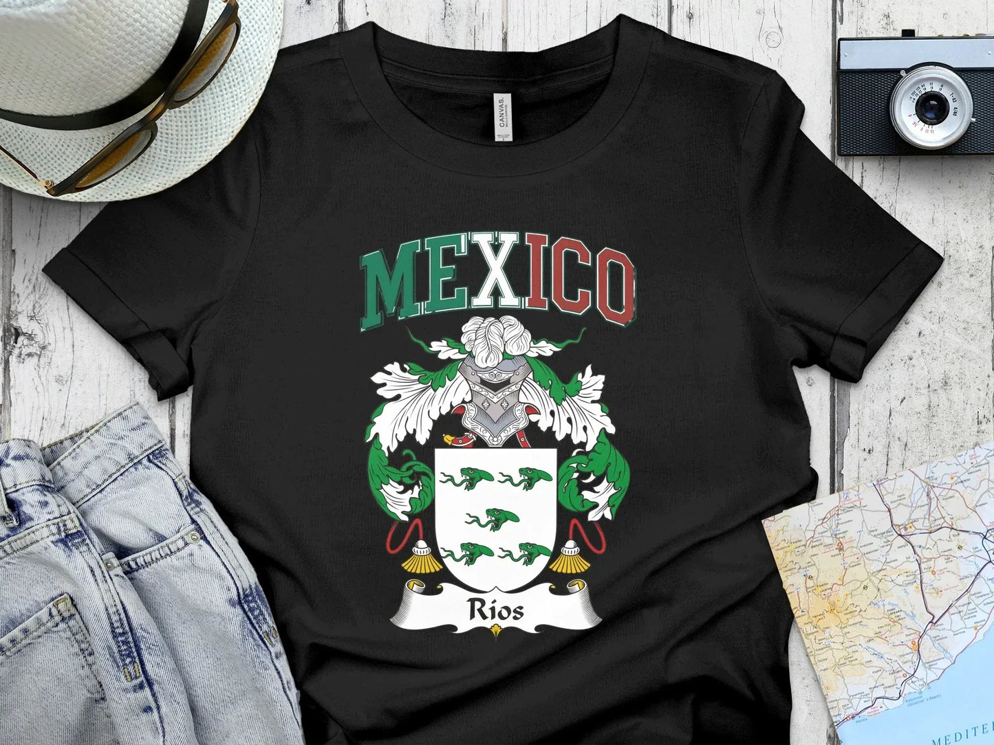 Mexico Family Heritage Design Graphic Tee Shirt product