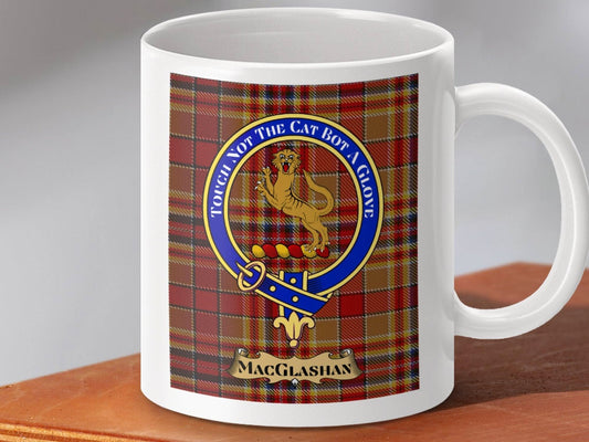 MacGlashan Tartan Coffee Mug MacGlashan Mug Print product