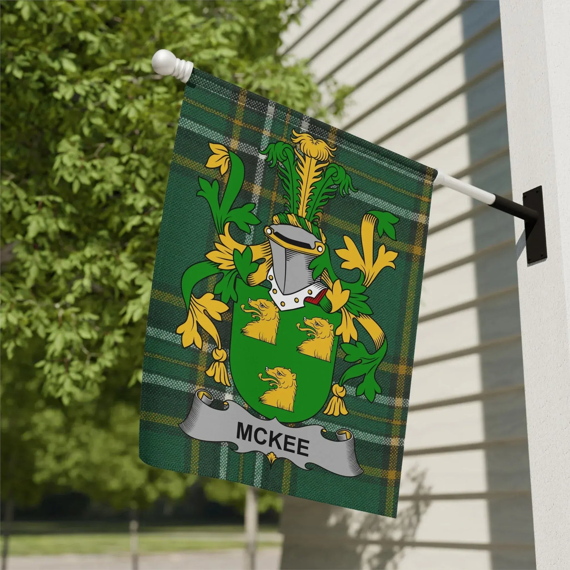 McKee Family Crest House Flag Decorative Banner product