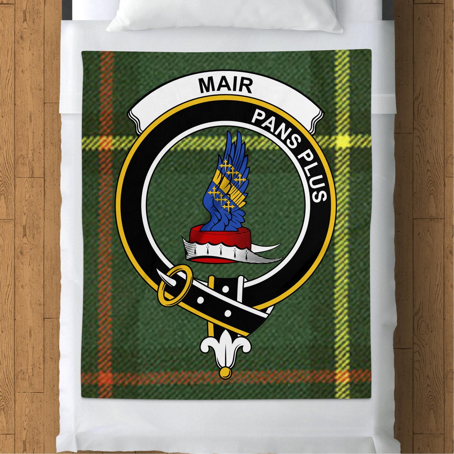 Scottish Clan Mair Plaid Highland Tradition Blanket - Living Stone Gifts