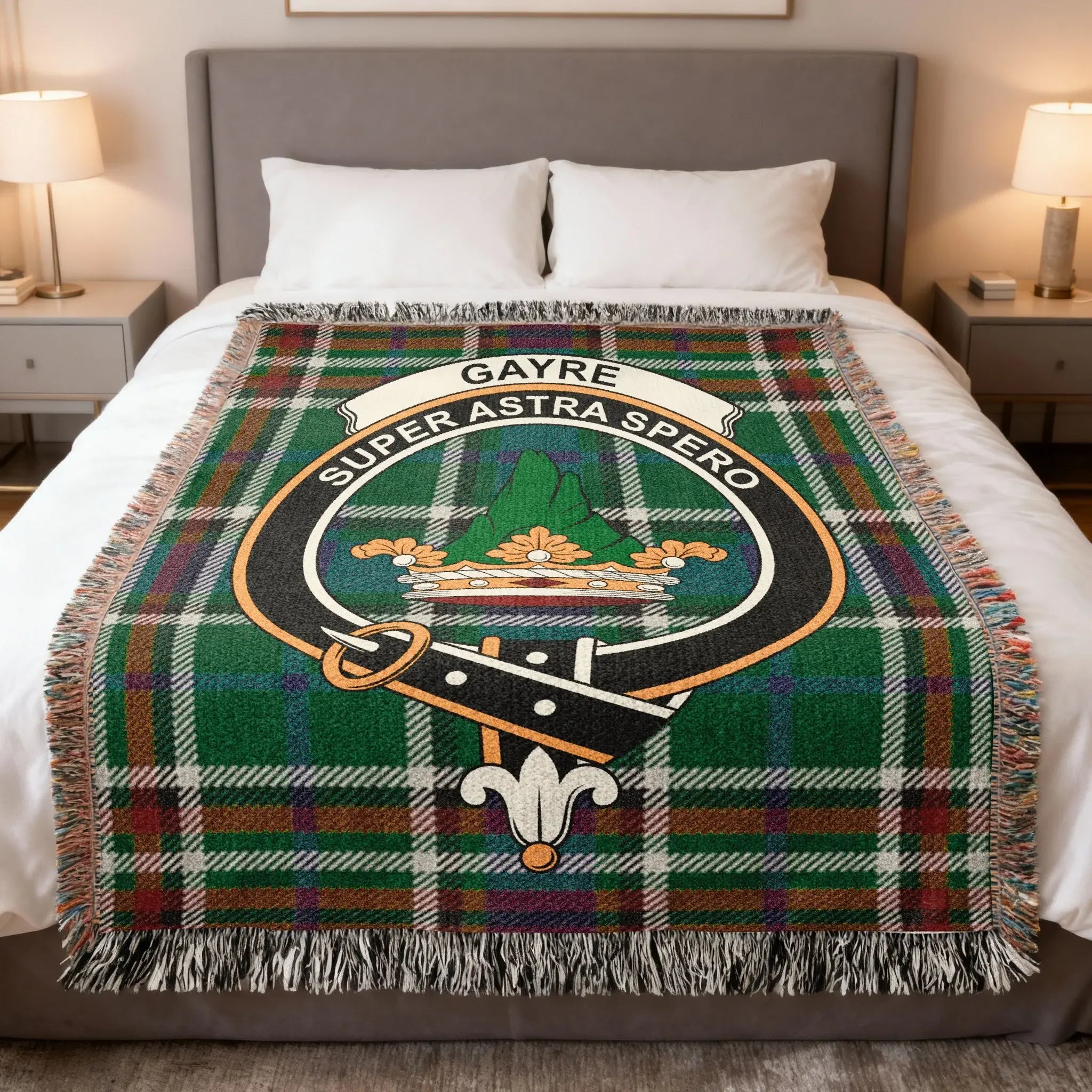 Gayre Super Astra Spero Tartan Throw Blanket Product