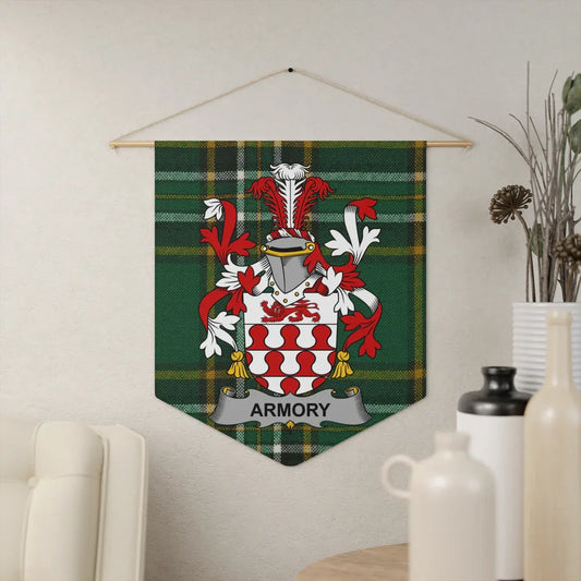 Custom Family Crest Wall Banner Home Decor product type