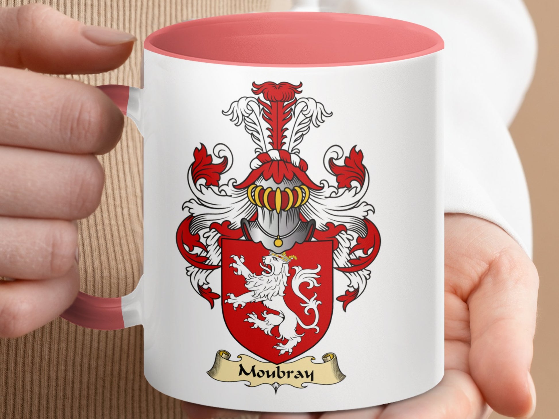 Elegant Scottish Clan Surname Coat of Arms Mug - Living Stone Gifts