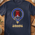McNaughten Scottish clan crest T-shirt in Navy
