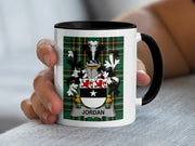 Jordan Irish Surname Accent Mug