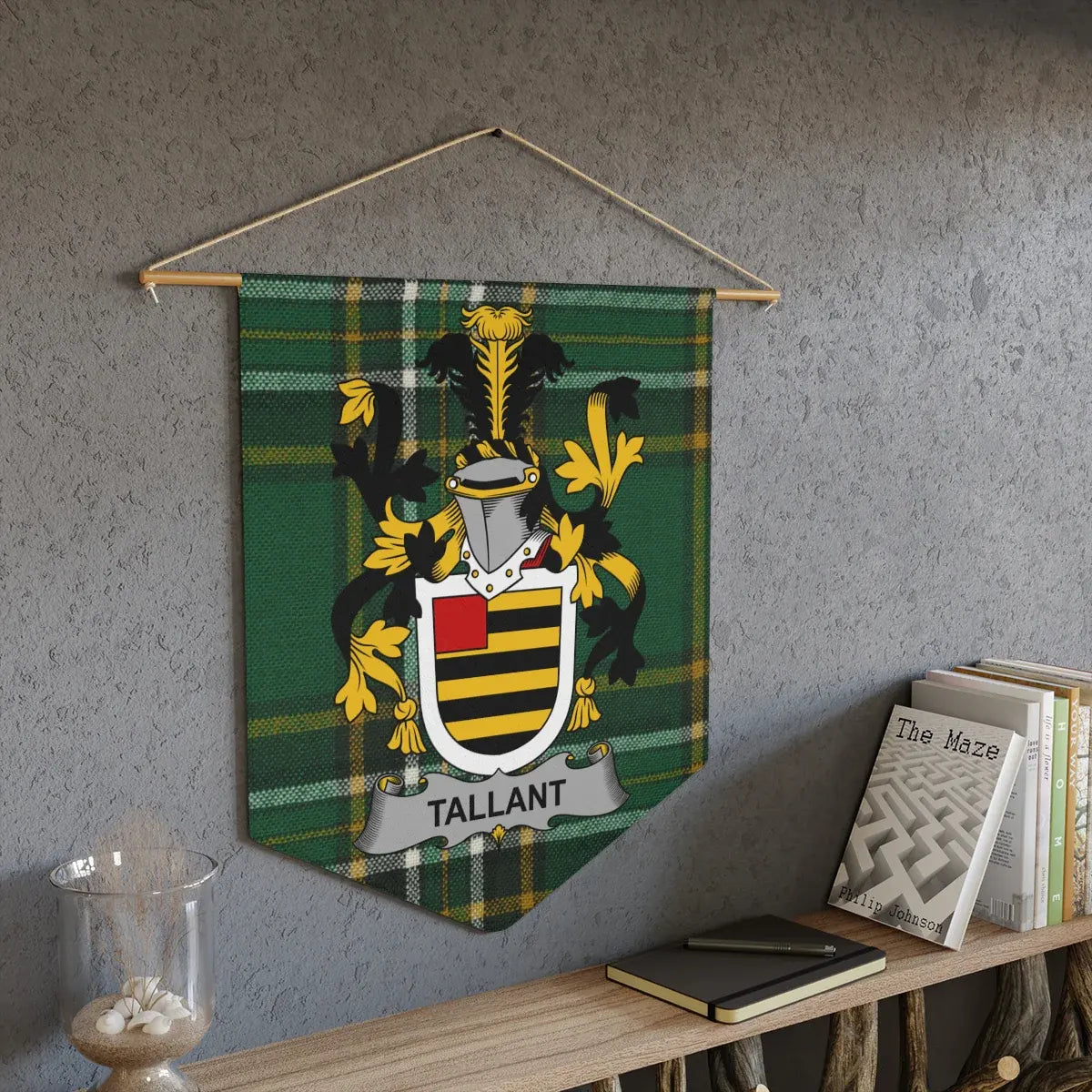 Personalized Tallant Family Crest Wall Hanging product