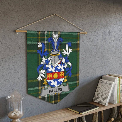 Palles Family Crest Design on Tapestry Wall Hanging product