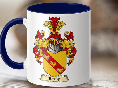 Turing Clan Scottish Coat of Arms Mug - Living Stone Gifts