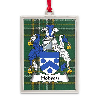 Hobson Family Crest Tartan Plaque Decorative product type