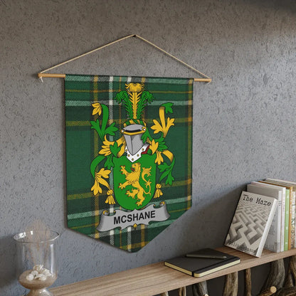 Green McShane Family Crest Banner product type