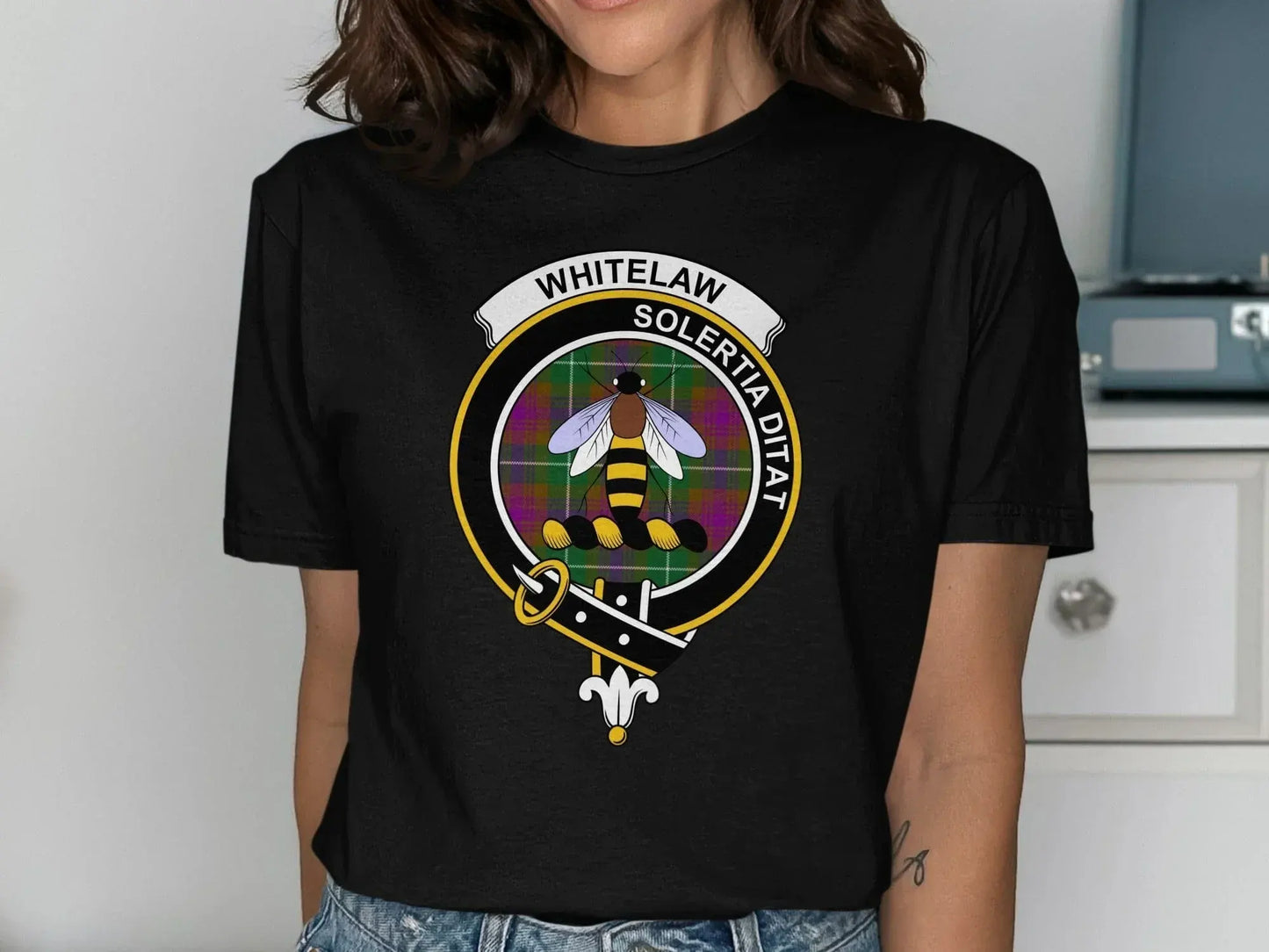Whitelaw Solertia Ditat Black Graphic Tee Shirt product