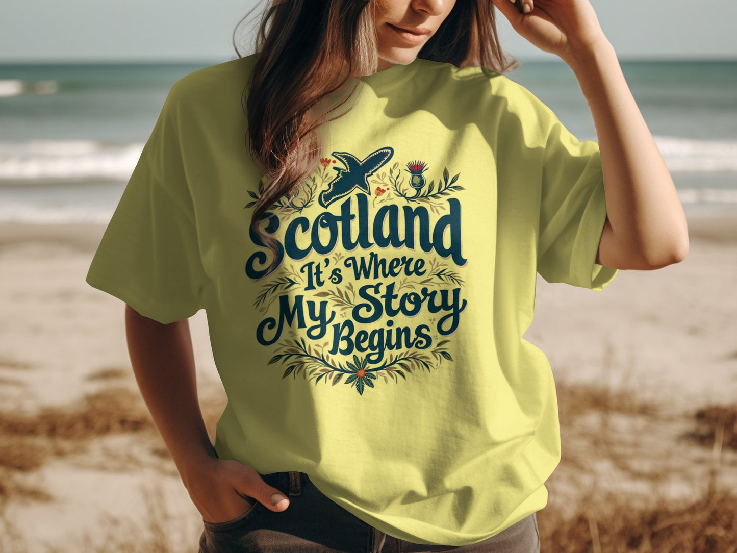 Scotland It's Where My Story Begins T-Shirt - Living Stone Gifts